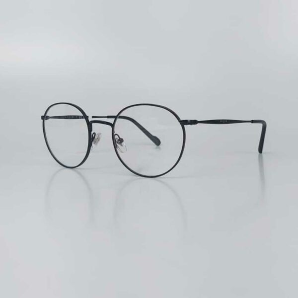 Óculos redondo preto minimalista - Imagem 4